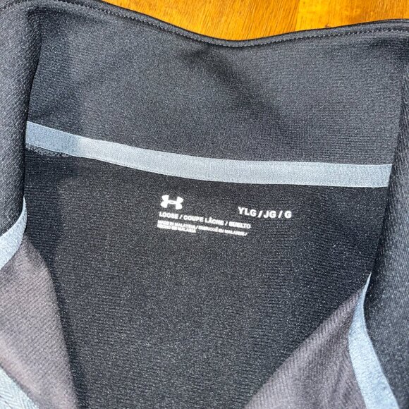 Under Armour Steph Curry full zip athletic jacket black gray youth large - Picture 4 of 6